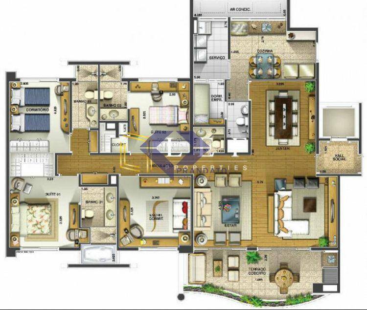 Apartamento, 4 quartos, 161 m² - Foto 18